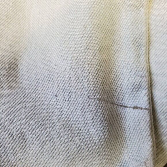 Vintage 80s Womens Levi Jeans 6 SEE High Waisted White Washed Blue Tapered Legs - Picture 8 of 8